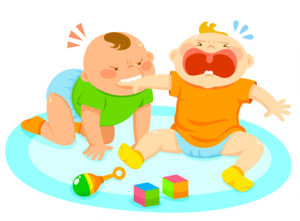 Jaloers op baby